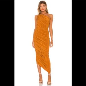 Norma Kamali Diana Gown in Bronze